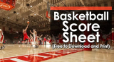 Basketbalscoreblad (gratis te downloaden en af ​​te drukken)